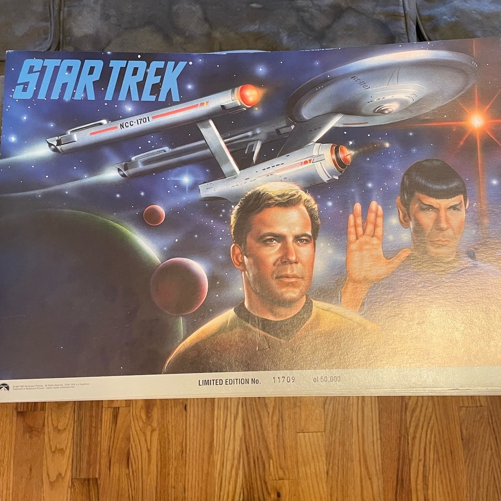 Limited edition Star Trek pictures